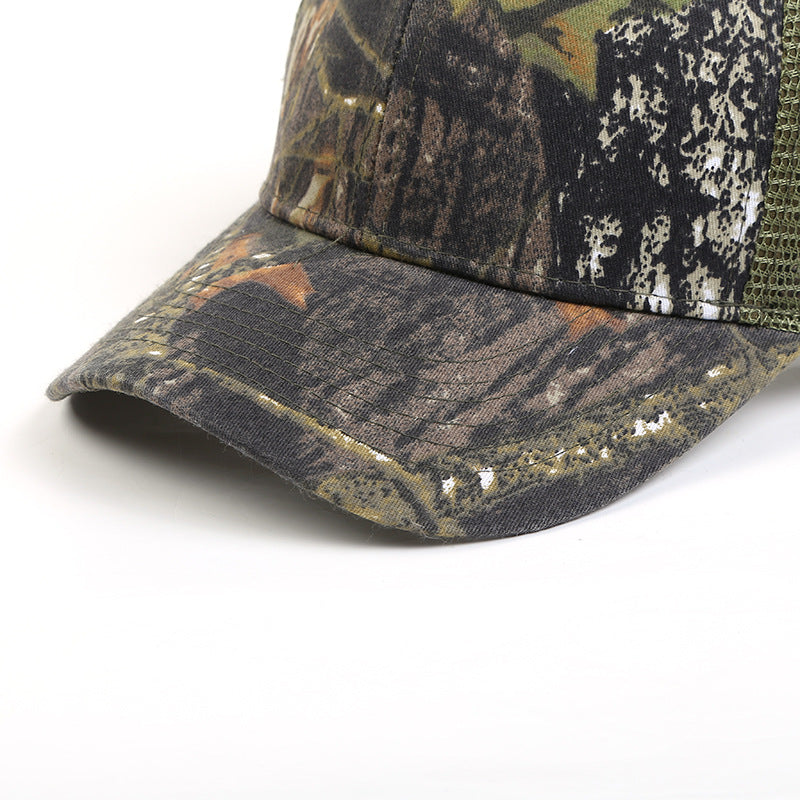 Wholesale Bionic camouflage cap outdoor camouflage hidden cap